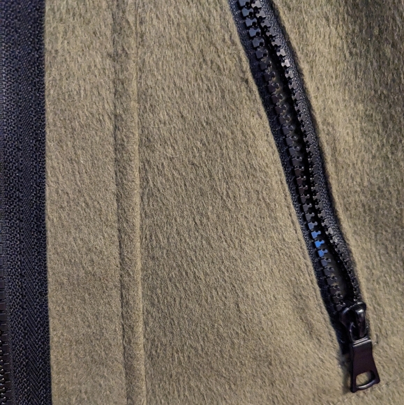 BUFFALO Olive Moto Jacket, Size M - Picture 3 of 5